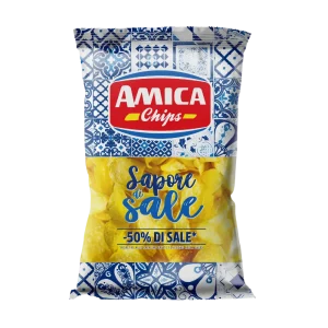 Calamita Frigo - Miniatura Sacchetto Patatine Sapore di Sale Amica Chips