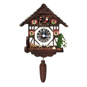 Calamita - Orologio Cucù con Pendolo a Pigna cm 7,5x4,5x12,5