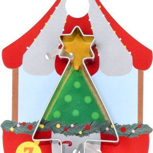 Stampo Biscotto di Natale in acciaio inox - ALBERO di NATALE cm 5,4