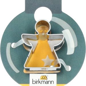 Stampo Biscotto di Natale in acciaio inox - MINI ANGELO cm 2,5