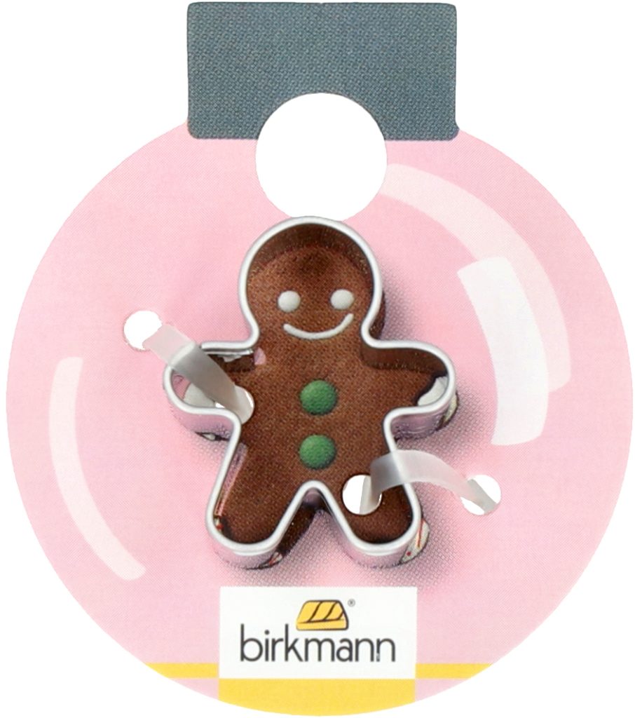 Stampo Biscotto di Natale in acciaio inox - MINI GINGERBREAD cm 2,5