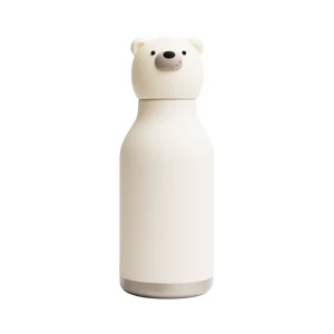 Borraccia Termica Asobu con Cannuccia Polar Bear Bestie Bottle - Orsetto Polare Chillinghton 460 ml 