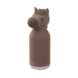 Borraccia Termica Asobu con Cannuccia "Horse Bestie Bottle" - Cavallo 460 ml