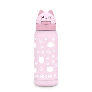Borraccia Termica Baby con Cannuccia Acua Kids 350 ml - Gatto