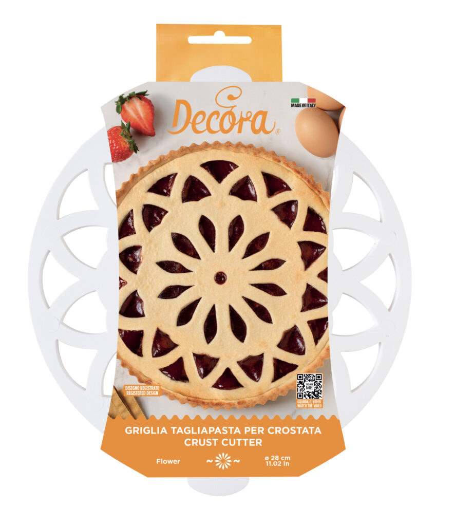 Griglia Tagliapasta Decora Crostate cm 28 - Fiore