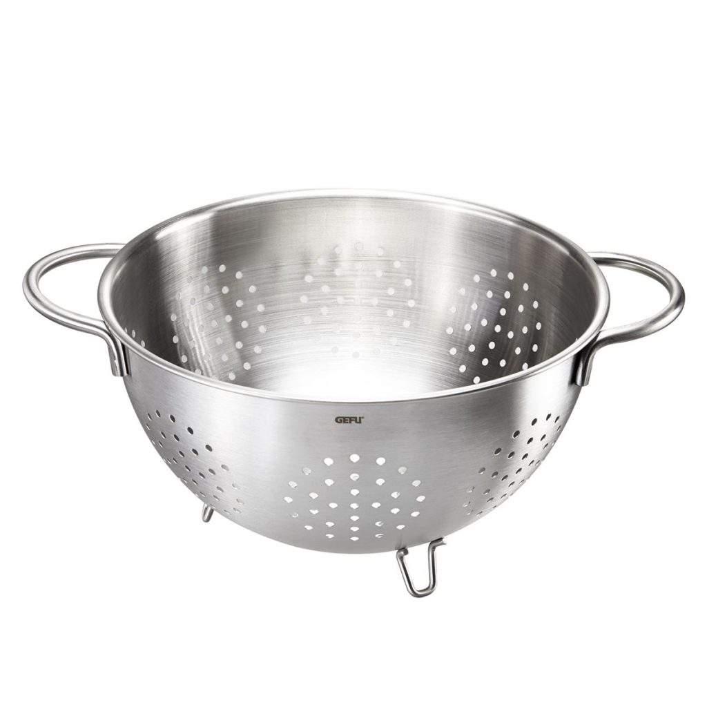 Scolapasta in Acciaio Inox con Piedini "Colino" - Ø 24 cm