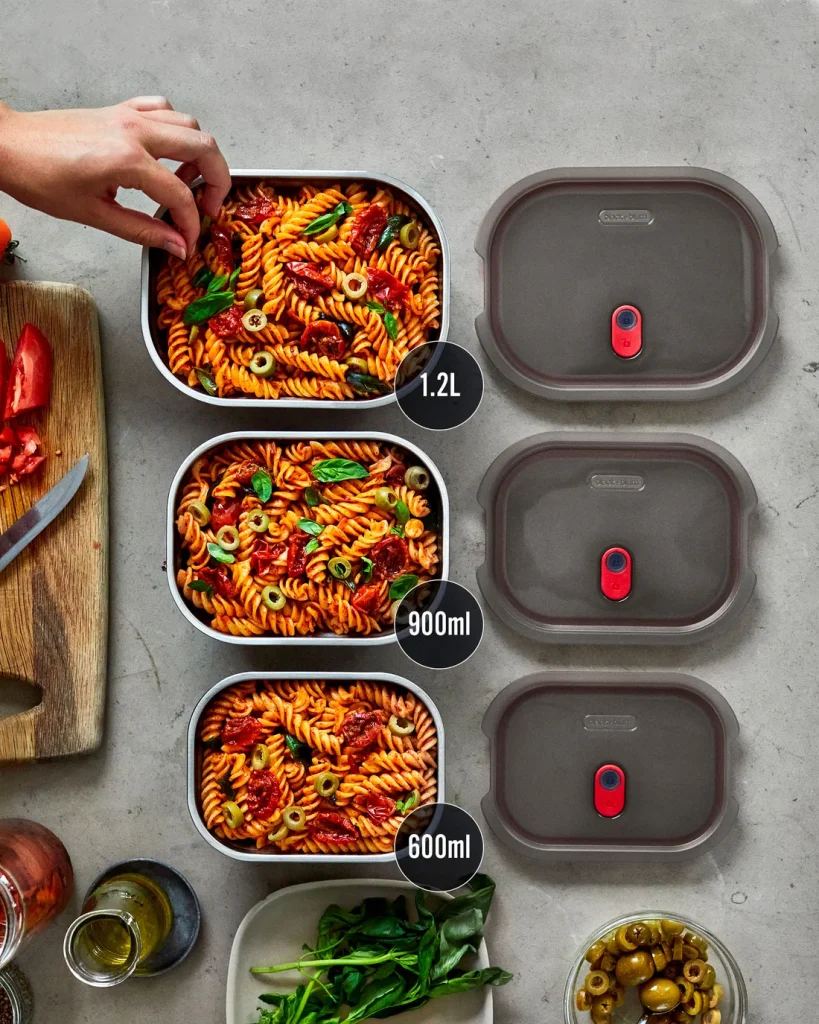 tre misure lunch box 600ml