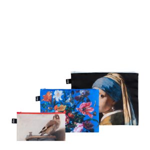 Zip pocket Mauritshuis - Vermeer, De Heem, Fabritius confezione assortita da 3 pezzi