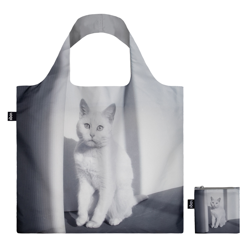 Borsa Shopper Loqi - "Eileen Agar - Bella the Cat" (recycled)