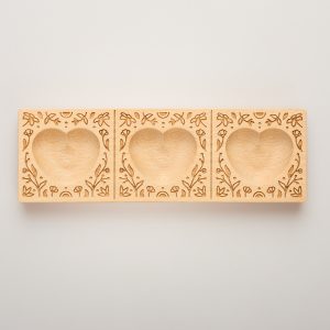 Stampo Crea & Decora Ravioli (3 pz) - raviolo a forma di cuore, decoro fiori