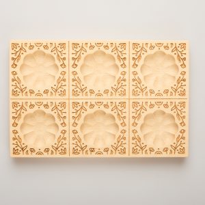 Stampo Crea & Decora Ravioli (6 pz) - Decoro Fiori/Raviolo Fiore