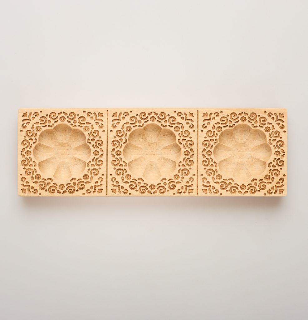 Stampo Crea & Decora Ravioli (3 pz) - Decoro Ricamo/Raviolo Fiore