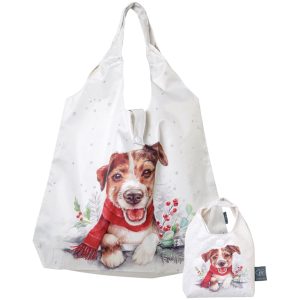 Borsa Spesa con Custodia "Dog Louie" cm 43x10x58