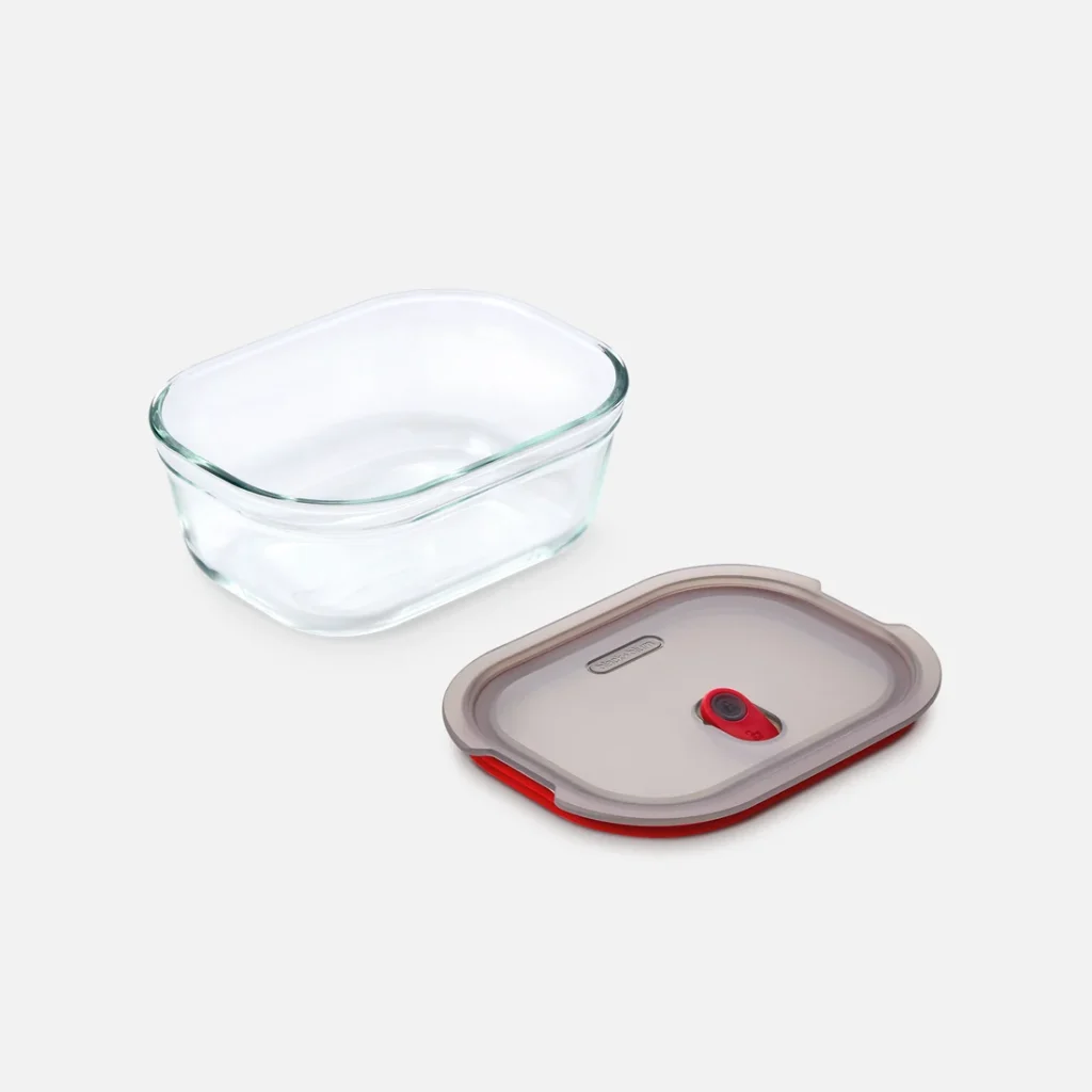 Contenitore Ermetico per Alimenti in Vetro - Black+Blum 1,2 litri 