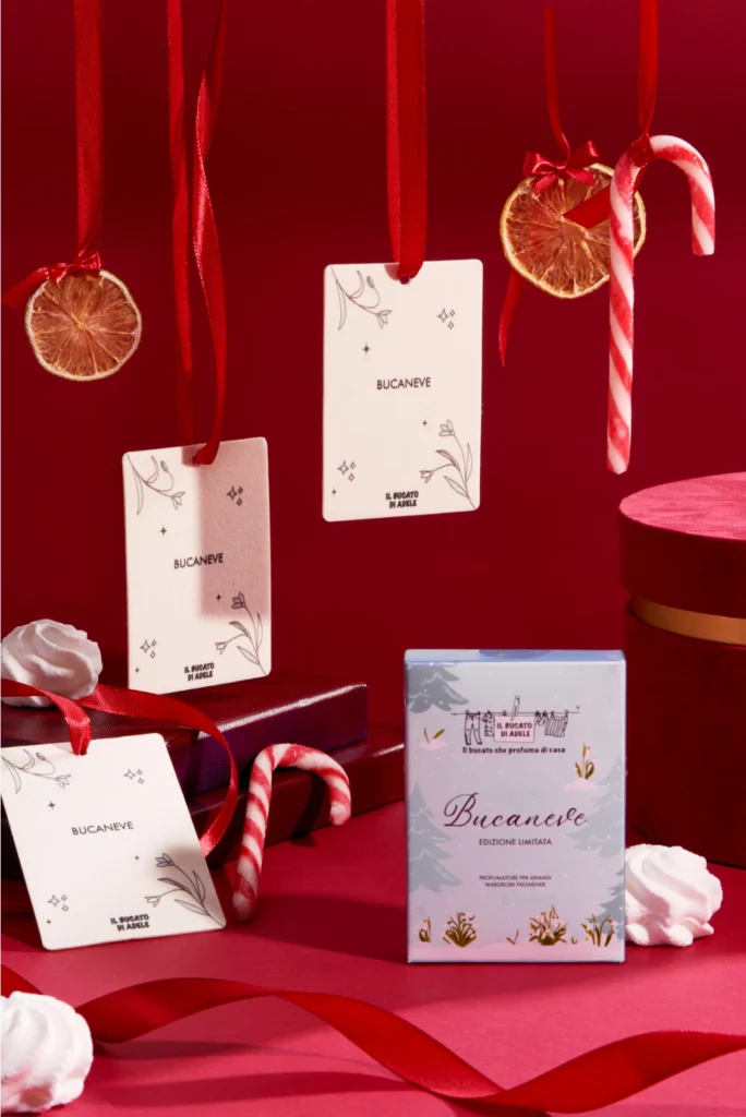Profuma Cassetti & Armadi 'Winter Magic BUCANEVE' - Bucato di Adele (3 Cards)