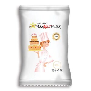 Pasta di Zucchero SmartFlex Velvet BIANCA 250g - Fondant Vanilla Flavour 250g
