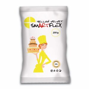 di Zucchero SmartFlex Velvet GIALLO 250g - Fondant Yellow Velvet 250g